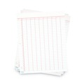 Office Jansan | TOPS 3619 8.5 in. x 11 in. 10 Columns Data/Lab-Record Format Wide/Legal Rule Data Pad with Numbered Column Headings - White (50 Sheets/Pad) image number 2