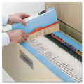 Office Jansan | Smead 12010 Colored File Folders with Reinforced 1/3-Cut Top Straight Tabs - Letter, Blue (100/Box) image number 5