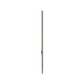 Pens | Zebra 89112 Fine 0.8 mm F-Series Conical Tip Ballpoint Stainless Steel Pen Refill - Black Ink (2/Pack) image number 1
