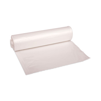 Boardwalk 30 in. x 37 in. 30 Gallon 16 mic High Density Industrial Coreless Roll Can Liners - Natural (500/Carton)