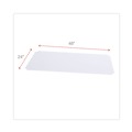 Office Jansan | Alera ALESW59SL4824 Plastic 48 in. x 24 in. Shelf Liners For Wire Shelving - Clear (4/Pack) image number 2