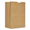 Cleaning & Janitorial Supplies | General 80080 12 in. x 7 in. x 17 in. 75 lbs. Capacity 1/6 BBL Grocery Paper Bags - Kraft (400/Bundle) image number 0