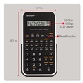 Cleaning & Janitorial Supplies | Sharp EL501X2BWH 10-Digit LCD Scientific Calculator image number 2