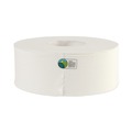 Toilet Paper | Boardwalk 6100B 3.5 in. x 1000 ft. JRT Septic Safe 2-Ply Bath Tissue - Jumbo, White (12/Carton) image number 2