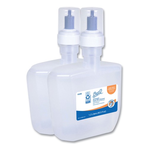 Hand Sanitizers | Scott 91595 1200 mL Unscented, Control Antiseptic Foam Skin Cleanser Refill (2/Carton) image number 0