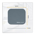 Office Furniture Accessories | Fellowes Mfg Co. 5934001 9 in. x 8 in. Mouse Pad with Microban Protection - Graphite image number 4