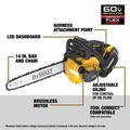 Chainsaws | Dewalt DCCS674X2 60V MAX Top Handle Lithium-Ion 14 in. Cordless Chainsaw Kit with 2 Batteries (9 Ah) image number 3