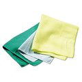 Cleaning & Janitorial Supplies | Rubbermaid Commercial FGQ61000YL00 16 in. x 16 in. Microfiber Reusable Cleaning Cloths - Yellow (12-Piece/Carton) image number 1