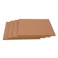 Office Furniture Accessories | Universal UNV43404 12 in. x 12 in. Cork Tile Panels - Brown Surface (4/Pack) image number 1