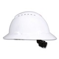 Protective Head Gear | 3M H-801SFV-UV H-800 SecureFit H-Series 4-Point Pressure Diffusion Ratchet Suspension Vented Hat with UV Indicator - White image number 1