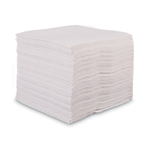  | Boardwalk BWK-V040QPW 12 in. x 13 in. DRC Wipers - White (56 Bag, 18 Bags/Carton) image number 0