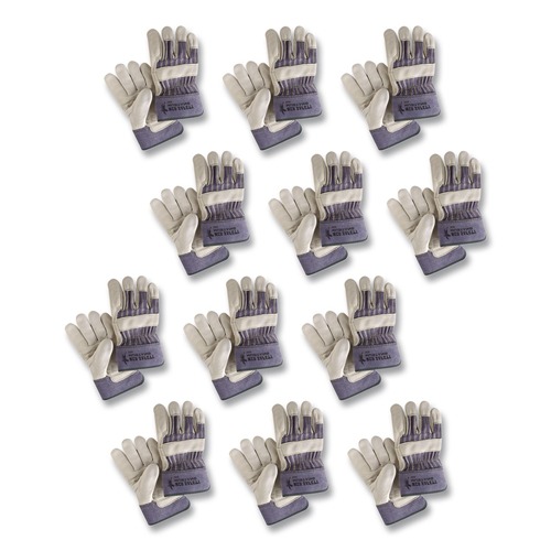 Work Gloves | MCR Safety 1935 Mustang Leather Palm Gloves image number 0