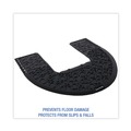 Office Jansan | Boardwalk PSCM-P-000I006M-00-21430 22 in. x 22 in. Rubber Commode Mat 2.0 - Black (6/Carton) image number 5