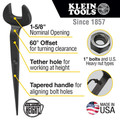 Wrenches | Klein Tools 3214TT US Heavy 1 in. Spud Wrench with Hole image number 5