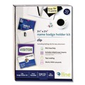 Office Jansan | C-Line 95523 3-1/2 in. x 2-1/4 in. Top Load Name Badge Kits - Clear (50/Box) image number 0