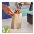 Office Jansan | Ross & Wallace Paper Products 100301500PK/BL 3.5 in. x 2.25 in. x 6.63 in. #1 Size Grocery Paper Bags - Kraft (500/Bundle) image number 3