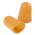Office Jansan | Swingline S7054014C Rubber Finger Tips - 14 (X-Large), Amber (1 Dozen) image number 3