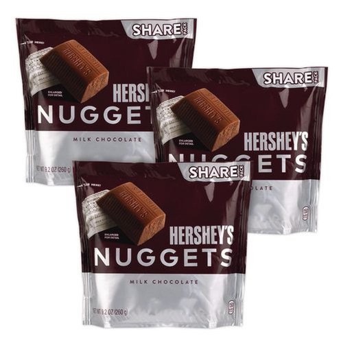 Snacks | Green Rabbit 1870 10.2 oz. Bag Nuggets Share Pack - Milk Chocolate (3/Pack) image number 0
