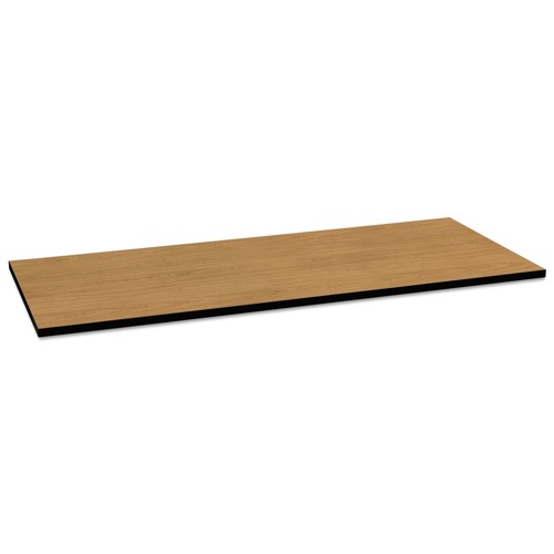  | HON HMT3072G.N.C.P Huddle Flat Edge 72 in. x 30 in. Rectangular Table Top - Harvest/Black image number 0
