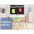 Office Jansan | Quartet 7683BK 36 in. x 24 in. Oval Office Fabric Bulletin Board - Black image number 7