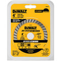 Circular Saw Blades | Dewalt DW4700 4 in. XP Continuous Rim Turbo Diamond Blade image number 1