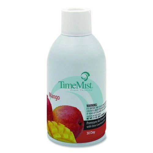 Cleaning & Janitorial Supplies | TimeMist 1042810 6.6 oz. Aerosol Metered Fragrance Dispenser Refills - Mango (12/Carton) image number 0
