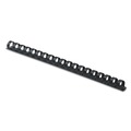 Office Jansan | Fellowes Mfg Co. 52505 3/8 in. Diameter 55 Sheet Capacity Plastic Comb Bindings - Navy Blue (100/Pack) image number 1