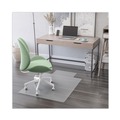  | Deflecto CM2E432F EconoMat 46 in. x 60 in. Lipped Flat Packed All Day Use Chair Mat for Hard Floors - Clear image number 7