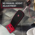 Vacuums | Hoover Commercial CH50300 Task Vac Soft Bag Lightweight Upright with 12 in. Cleaning Path - Black/Red image number 9