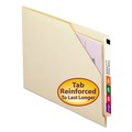 Office Jansan | Smead 75700 Straight Tab Letter Size 11-pt End Tab Jackets with Reinforced Tabs - Manila (100/Box) image number 6