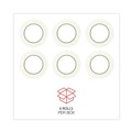 Office Jansan | Universal UNV51334 3 in. Core 18 mm x 54.8 mm Removable General Purpose Masking Tape - Beige (6/Pack) image number 2