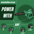 Metabo HPT RB18DCQ4M MultiVolt 18V Lithium-Ion Cordless Compact Blower (Tool Only) image number 3