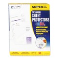  | C-Line 61003 11 in. x 8-1/2 in. 2 in. Super Heavyweight Polypropylene Sheet Protectors - Clear (50/Box) image number 0