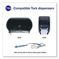 Cleaning & Janitorial Supplies | Tork 1102910 Advanced High Capacity Bath Tissue Septic Safe 1-Ply White 2,000 Sheets 36 Rolls/Carton image number 7