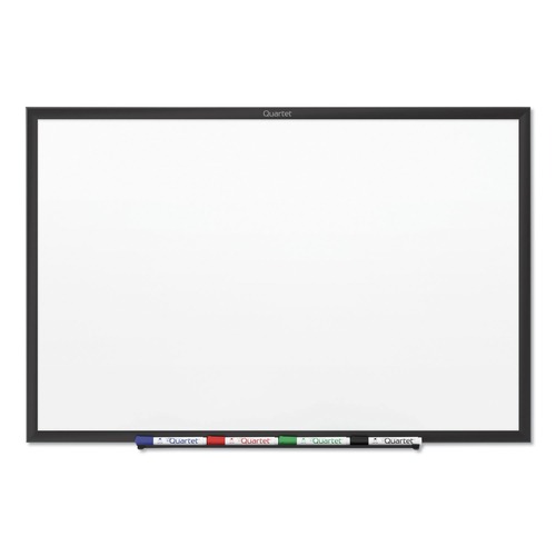 Office Jansan | Quartet SM534B Classic Series Nano-Clean 48 x 36 Dry Erase Board - White Surface/Black Aluminum Frame image number 0