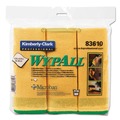  | WypAll 83610 15-3/4 in. x 15-3/4 in. Reusable Microfiber Cloths - Yellow (6/Pack) image number 0