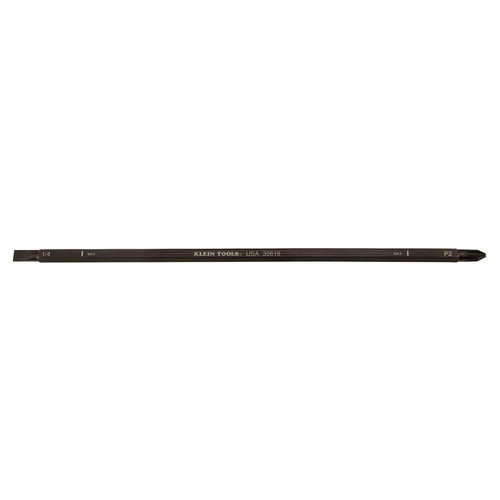 Screwdrivers | Klein Tools 32618 1/4 in. Slotted #2 Phillips Screwdriver Blade image number 0