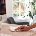 Desk Accessories & Office Organizers | Smead 64834 31.5 in. x 15.7 in. Vegan Leather Desk Pads - Light Pink image number 4