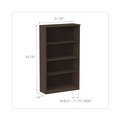 Office & Office Supplies | Alera ALEVA635632ES 31.75 in. x 14 in. x 54.88 in. Valencia Series 4-Shelf Bookcase - Espresso image number 4
