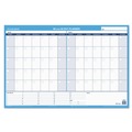  | AT-A-GLANCE PM233-28 30/60-Day 36 in. x 24 in. Undated Horizontal Erasable Wall Planner - White/Blue Sheets image number 1