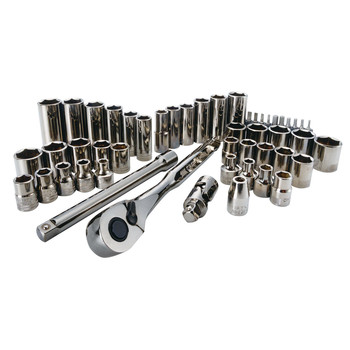 AUTOMOTIVE ESSENTIALS | Craftsman CMMT82334Z1 Mechanics Tool Set - Gunmetal Chrome (51-Piece)
