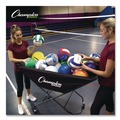 Utility Carts | Champion Sports VCPRO 23 in. x 55 in. x 41 in. Pro Collapsible Volleyball Cart - Black image number 7