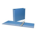 Office Jansan | Universal UNV20753 11 in. x 8.5 in. 3 in. Capacity 3-Slant D-Ring View Binder - Light Blue image number 2