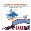 Cooling Gear | Ergodyne 12561 Chill-Its 6700CT One Size Fits Most Cooling Bandana PVA Tie Headband - Stars and Stripes image number 1