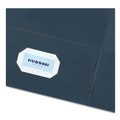 Office Jansan | Avery 47985 11 in. x 8.5 in. 40 Sheet Capacity 2-Pocket Folder - Dark Blue (25/Box) image number 3