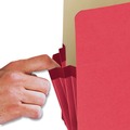Office Jansan | Smead 73231 3.5 in. Expansion Colored File Pockets - Letter Size, Red image number 4