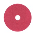 Cleaning & Janitorial Accessories | Boardwalk BWK4018RED 18 in. Buffing Floor Pads - Red (5-Piece/Carton) image number 0