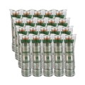 Cups and Lids | Dart RTP12BARE 12 - 14 oz. Squat Bare Eco-Forward RPET Cold Cups - Leaf Design/Clear (1000/Carton) image number 0