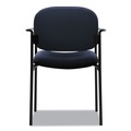 Office Chairs | HON HVL616.VA90 23.25 in. x 21 in. x 32.75 in. Fabric Upholstery Stacking Guest Chair with Arms - Navy image number 4