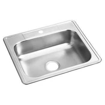 Elkay D125221 Dayton 25 in. x 22 in. x 6-9/16 in. Single Bowl Drop-in Stainless Steel Bar Sink